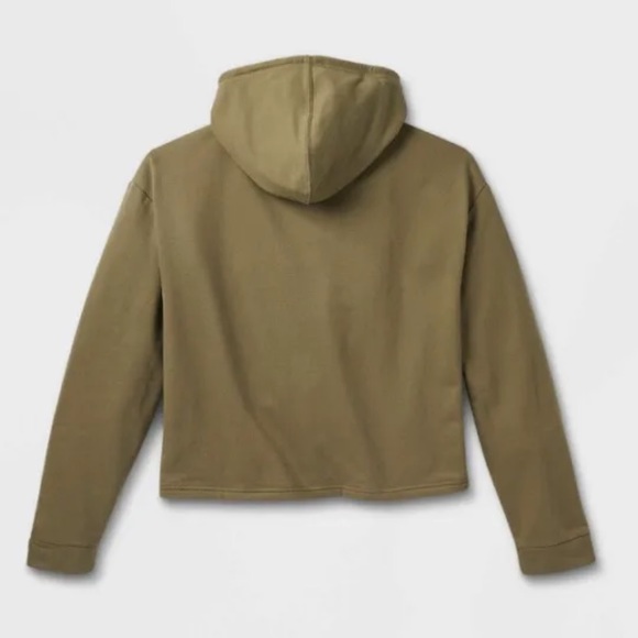 NEW Pride Adult Blu Face Hoodie Olive Green LGBTQIA GAY PRIDE Parade SWEATSHIRT - Picture 3 of 3